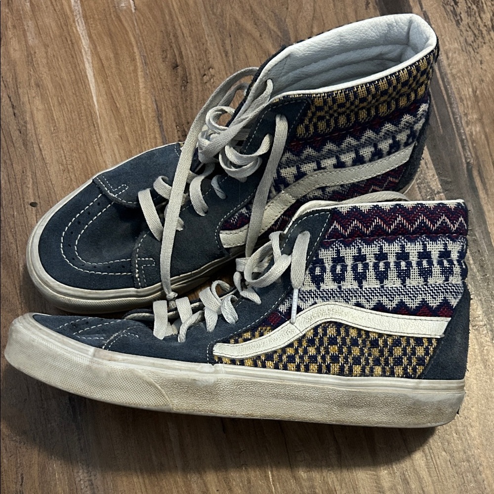 Patterned Vans High Tops - Picture 3 of 5